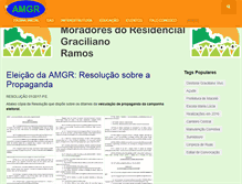 Tablet Screenshot of amgr.org.br